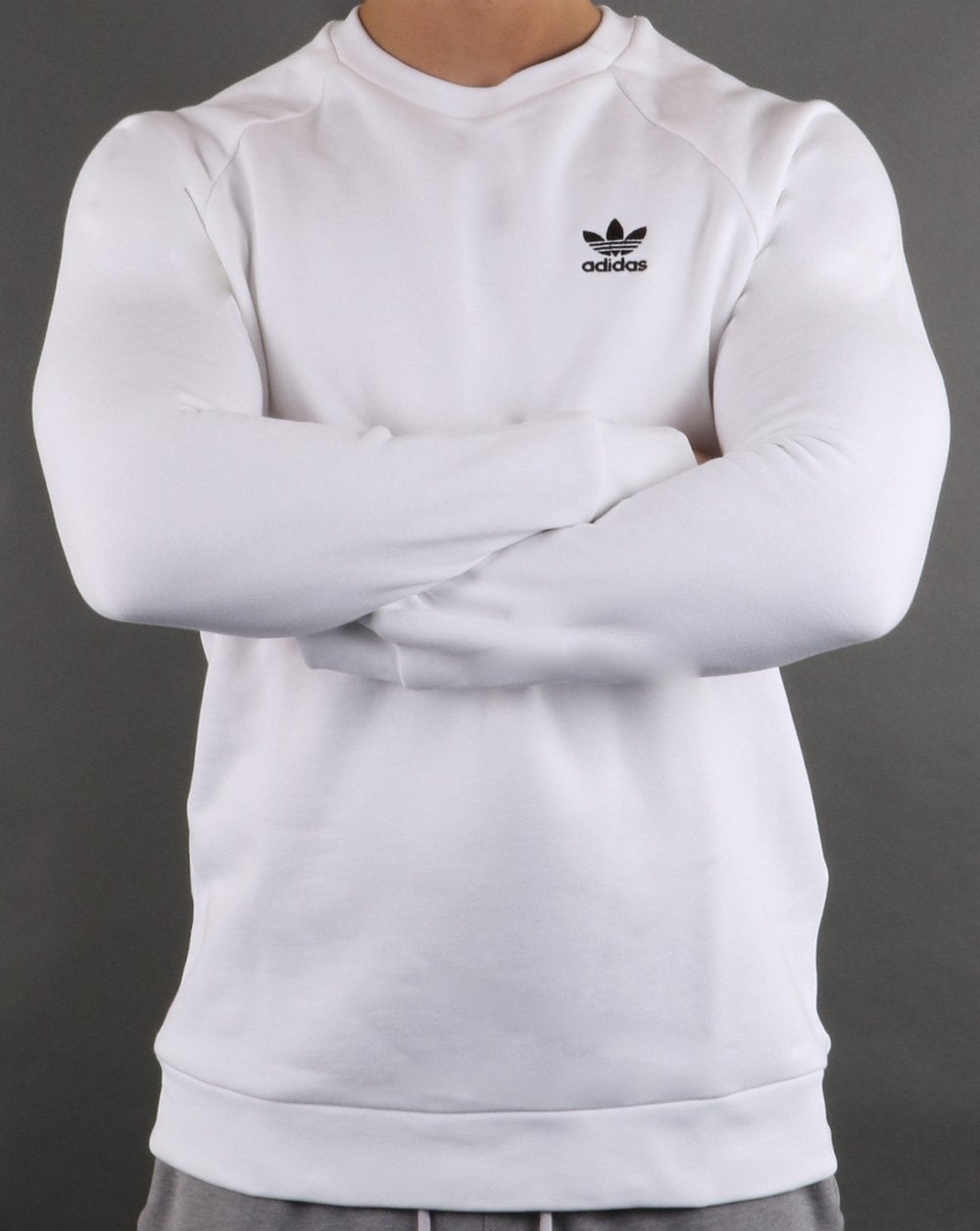 Adidas Originals Essential Crew Sweat White