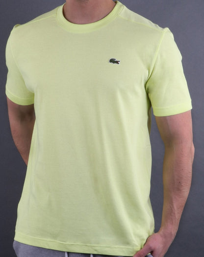 Lacoste Rundhals-T-Shirt Gelb