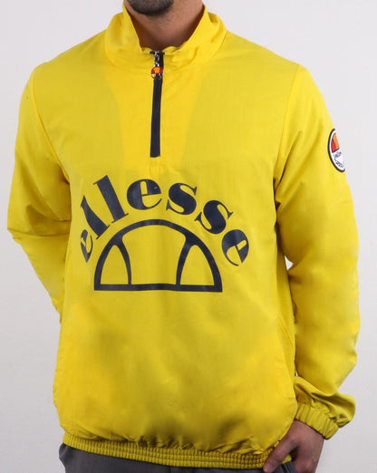 Ellesse Junior Qtr Zip Jacke Gelb