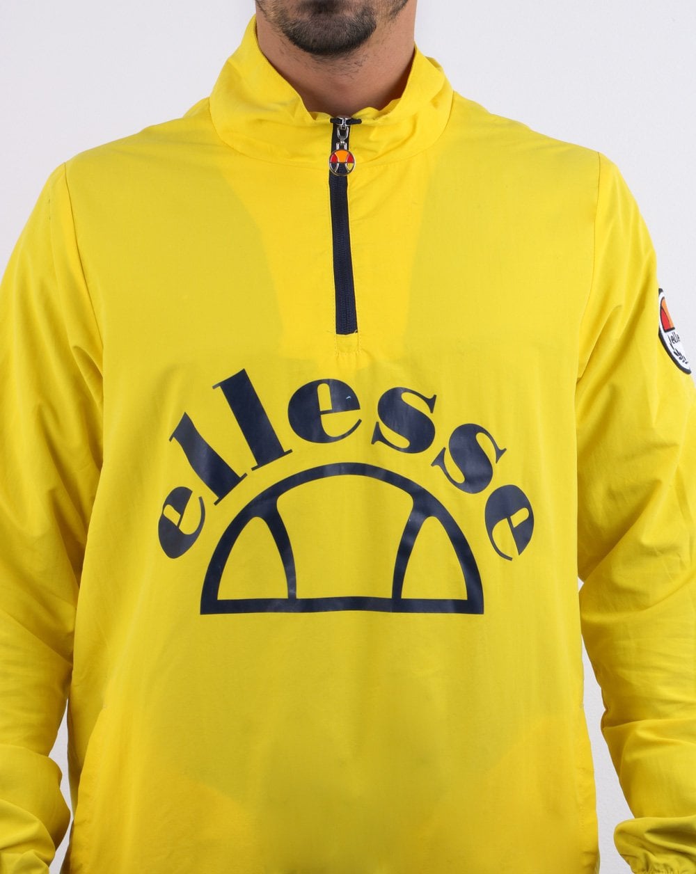 Ellesse Junior Qtr Zip Jacke Gelb