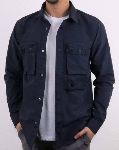 Marshall Artist Wander-Overshirt, Marineblau