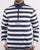 Marshall Artist Boating Stripe Funnel Neck Navy/white