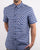 Lacoste Short Sleeve Check Shirt Navy/White