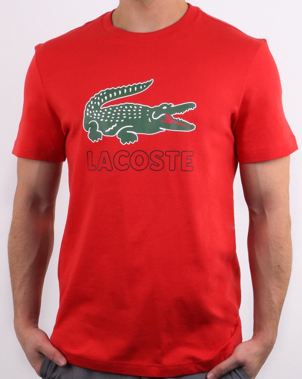 Lacoste Logo T-Shirt Rot