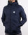 Pretty Green Lightweight Zip Up Hooded Jacket Navy