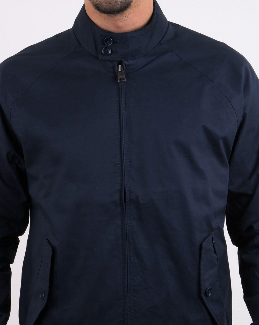 Ben Sherman Harrington-Jacke Marineblau