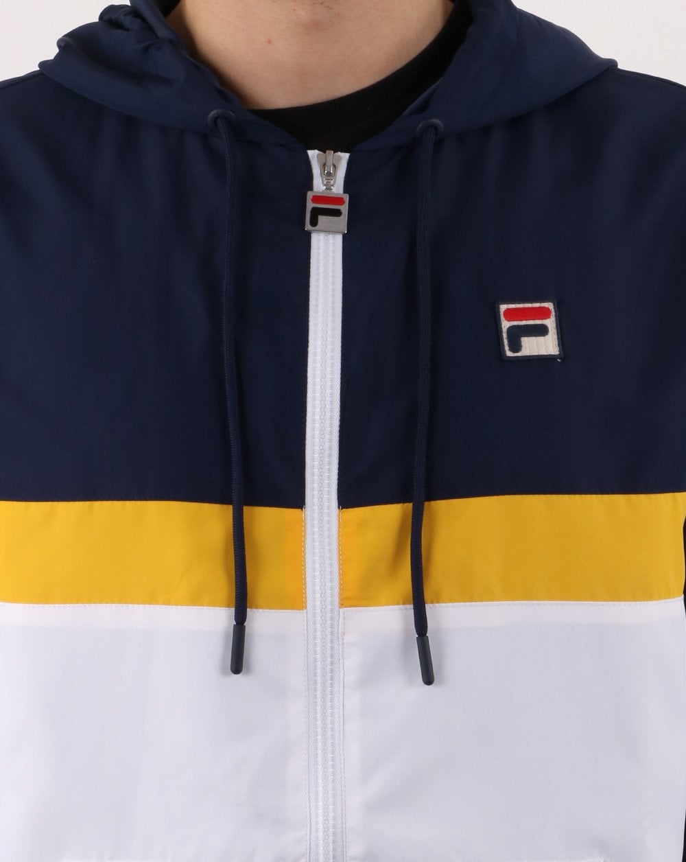Fila Vintage Ambrose Jacke Marineblau/Weiß/Gold