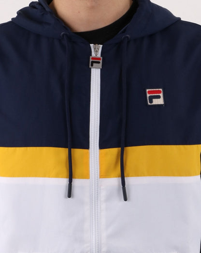 Fila Vintage Ambrose Jacke Marineblau/Weiß/Gold