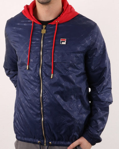 Fila Vintage Copper Jacke Marineblau/Rot