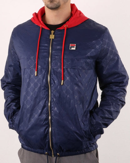 Fila Vintage Copper Jacke Marineblau/Rot