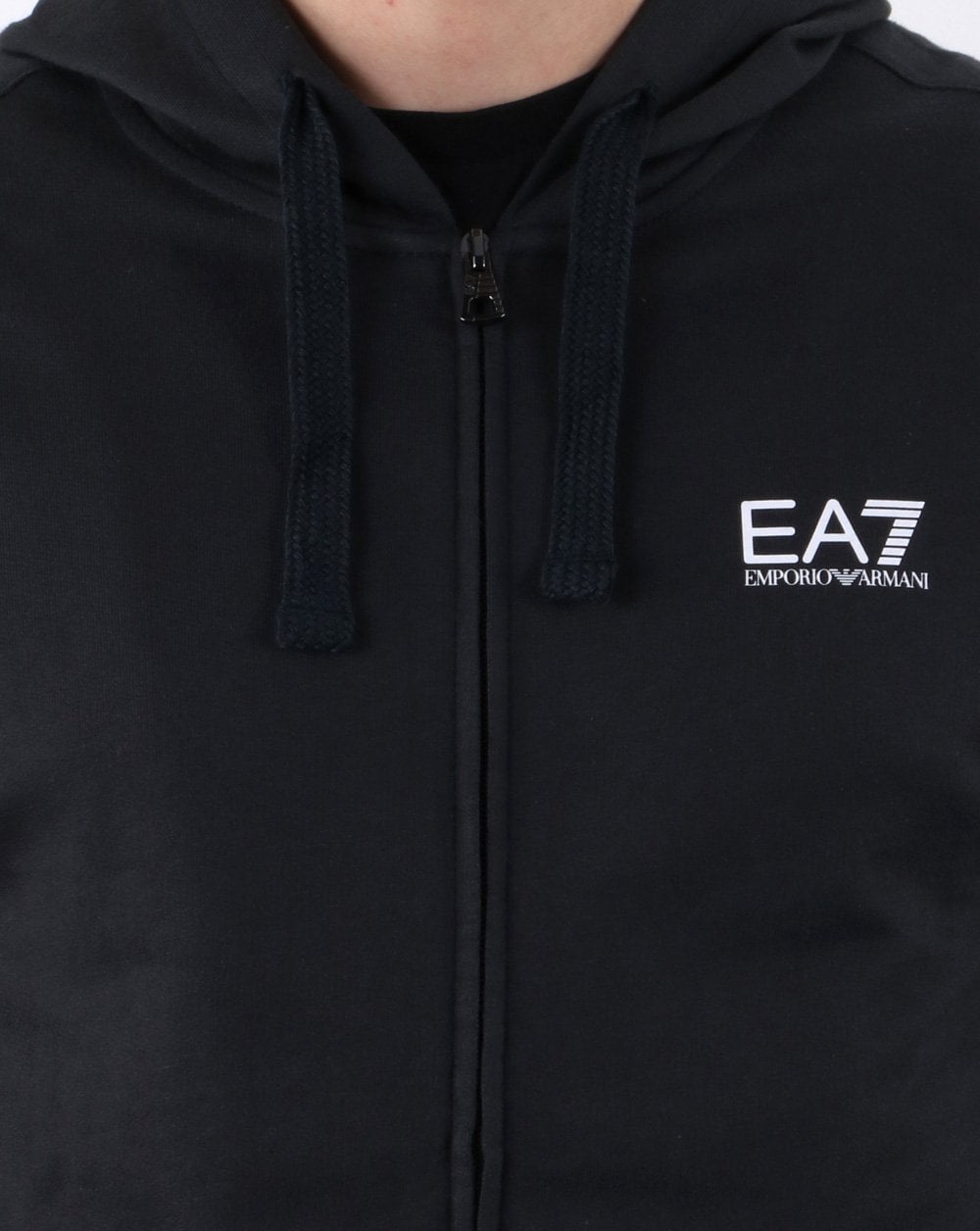 Emporio Armani EA7 Core Logo Hooded Sweat DK Navy