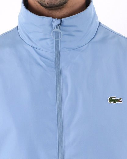 Lacoste Jacke mit verdeckter Kapuze, Himmelblau