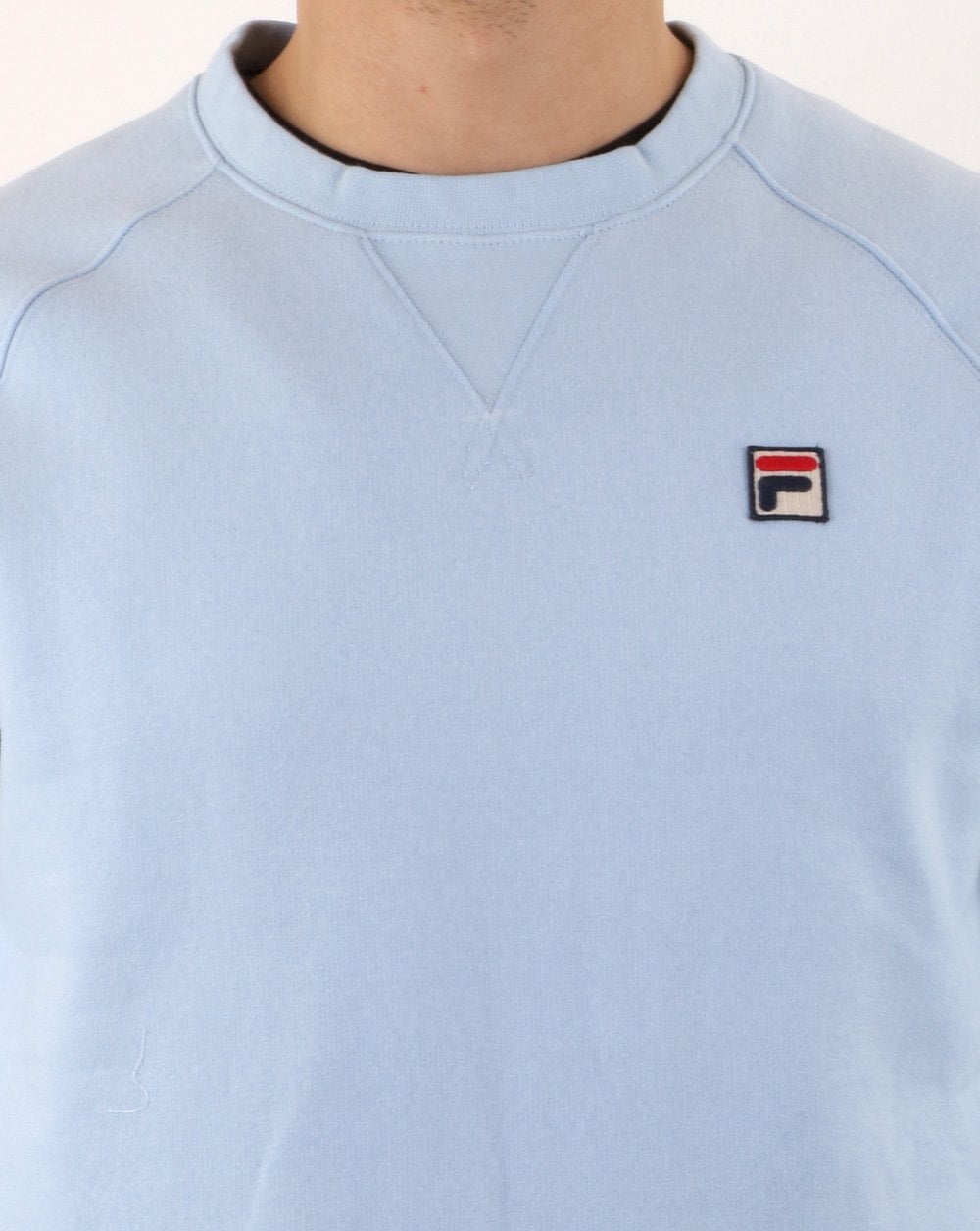 Fila Vintage Pozzi Crew Sweatshirt, Soft Sky
