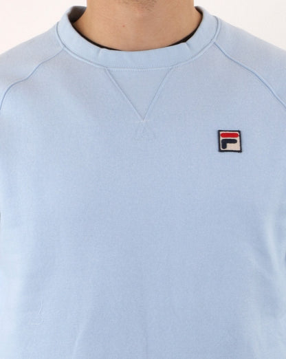 Fila Vintage Pozzi Crew Sweatshirt, Soft Sky