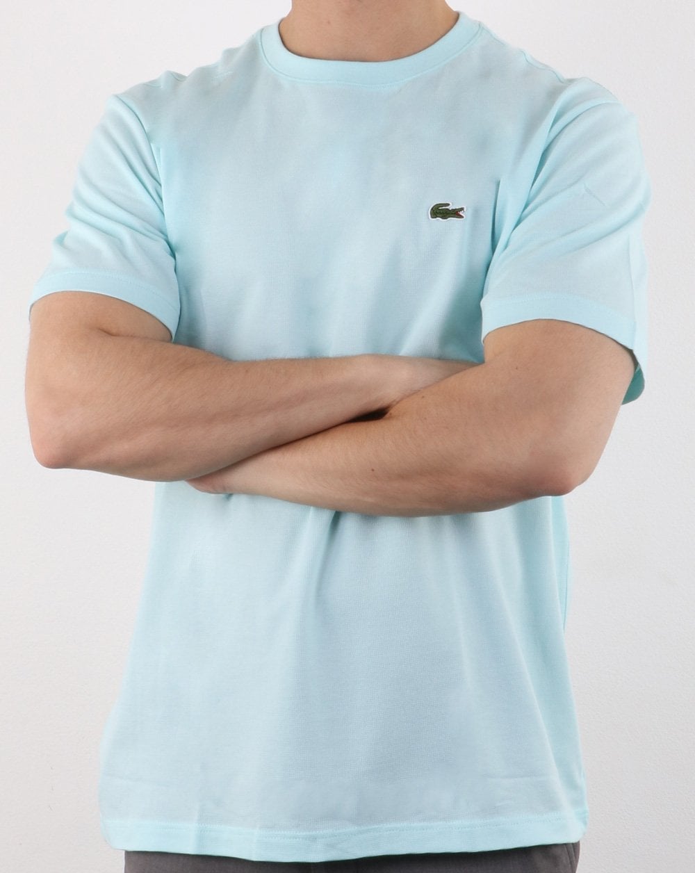 Lacoste Pique T-shirt Aqua Blue