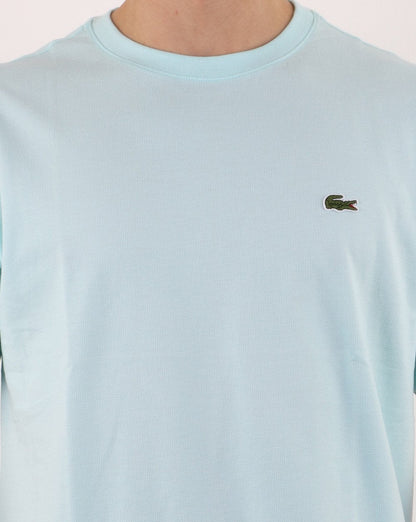 Lacoste – Piqué-T-Shirt in Aquablau