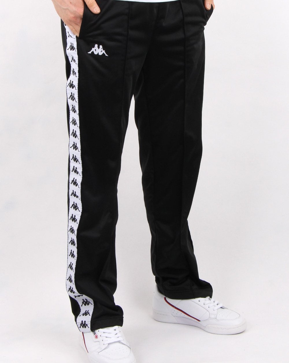 Kappa Astoria Trainingshose Schwarz/Weiß