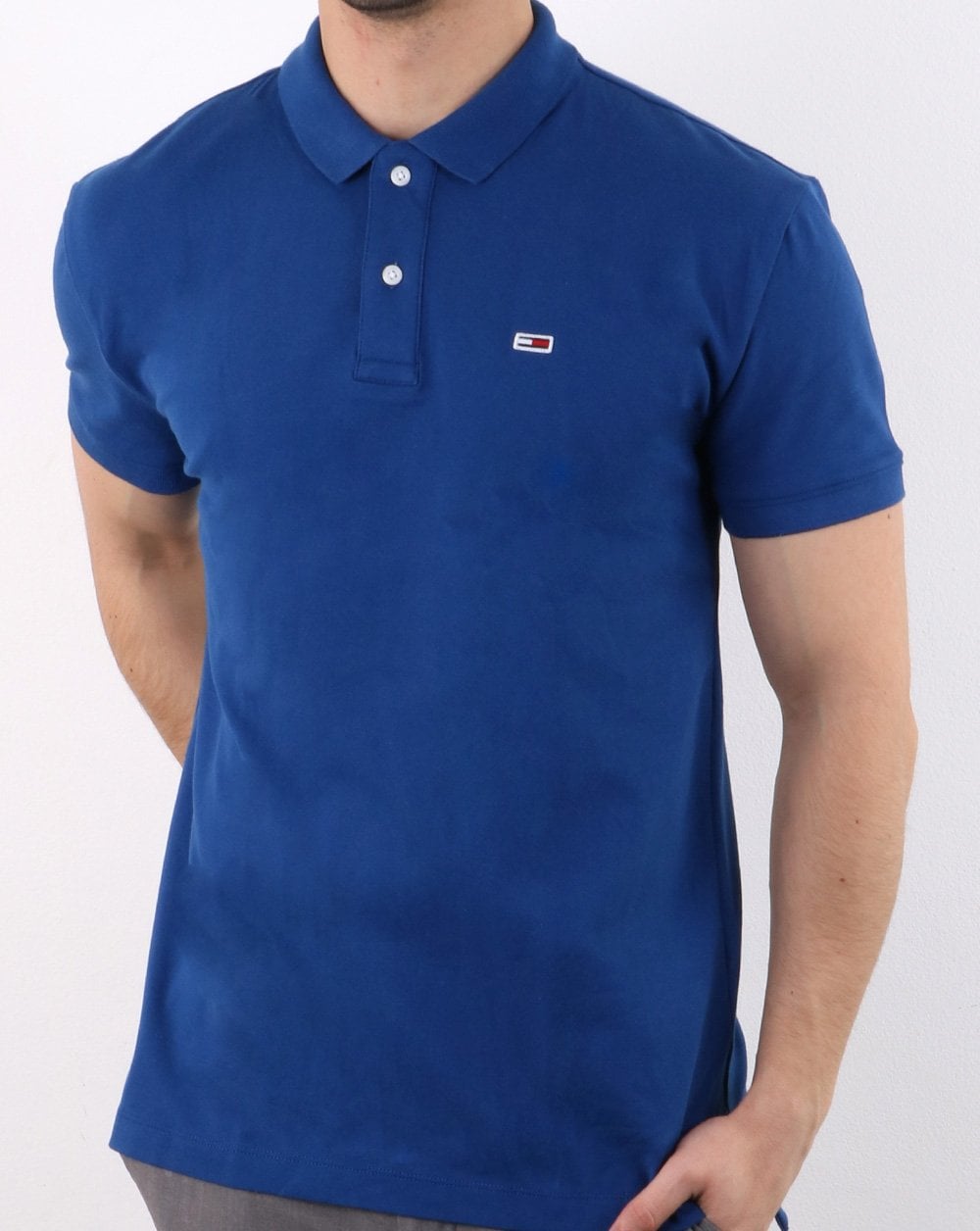 Tommy Hilfiger Klassisches Poloshirt Blau