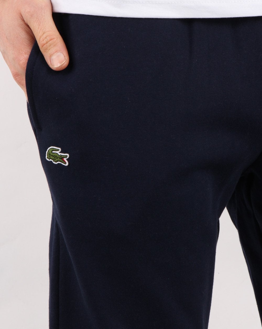 Lacoste Cuffed Slim Track Pants Navy
