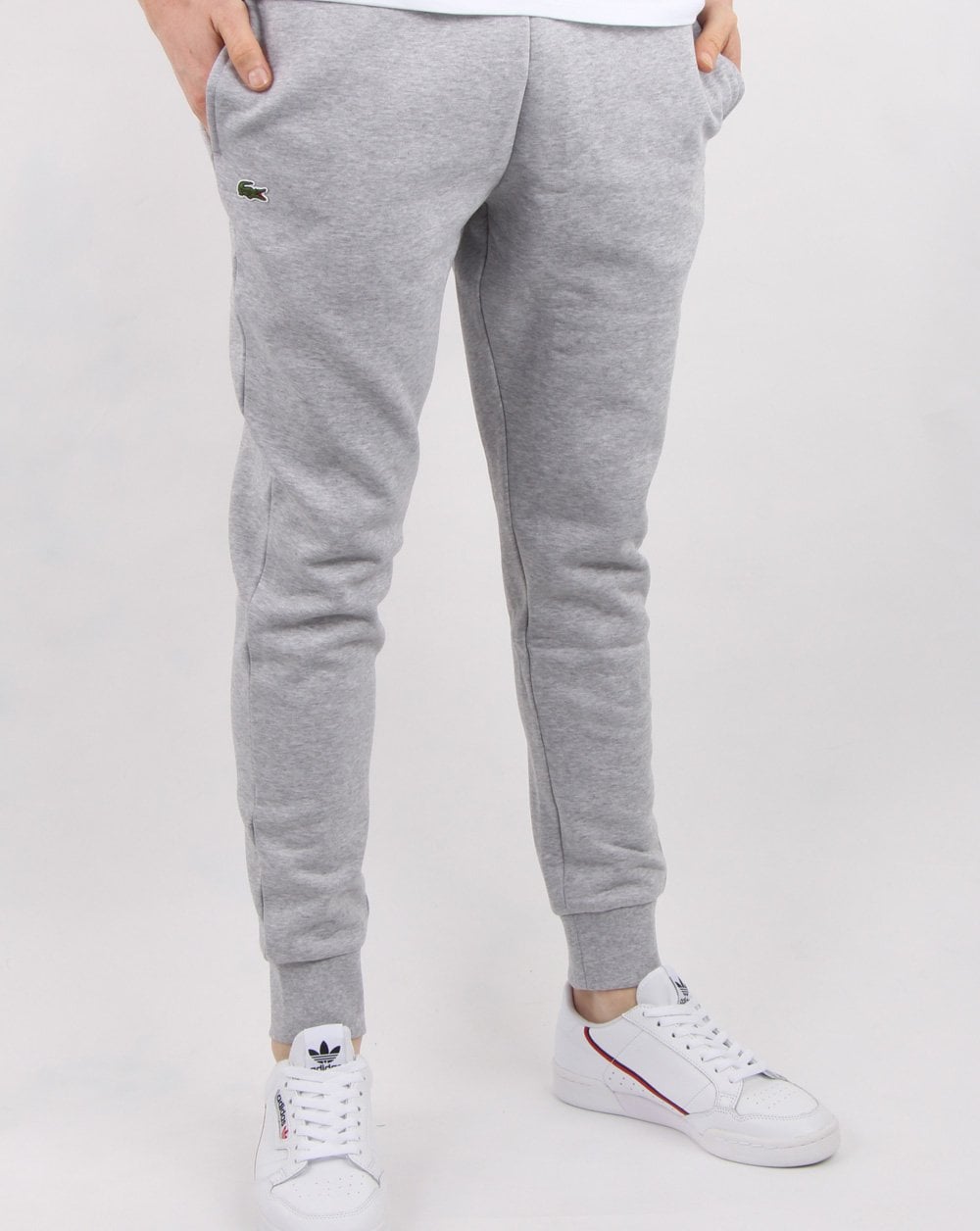 Lacoste Cuffed Slim Track Pants Grey