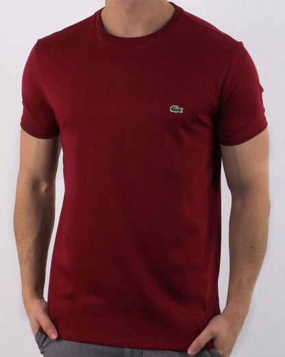 Lacoste T-Shirt Dunkelrot