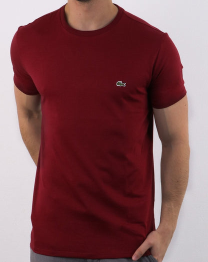 Lacoste T-Shirt Dunkelrot
