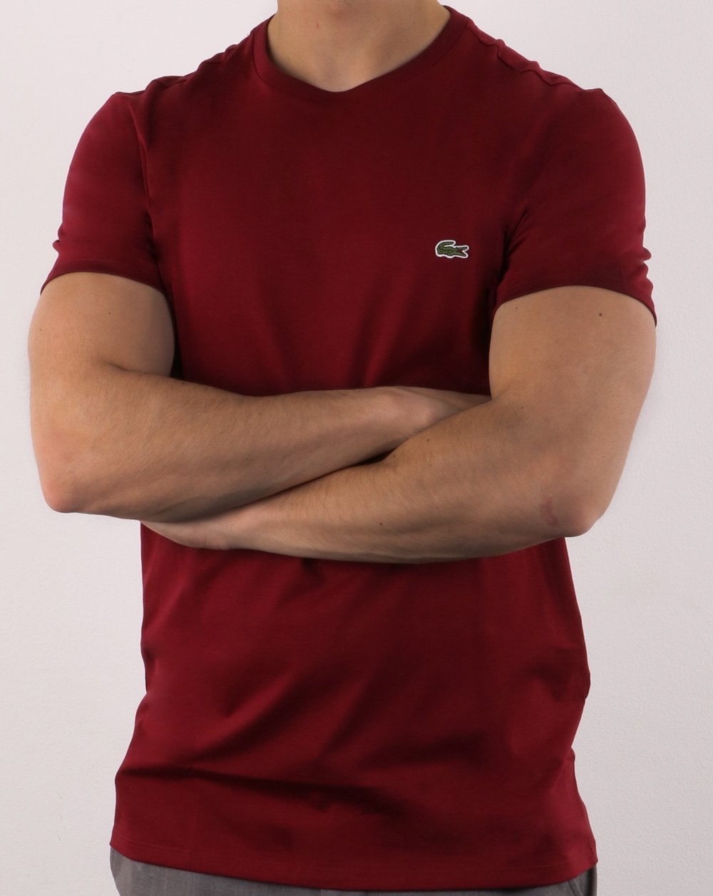 Lacoste T-Shirt Dunkelrot