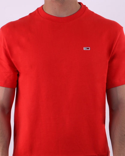 Tommy Hilfiger Klassisches T-Shirt Rot