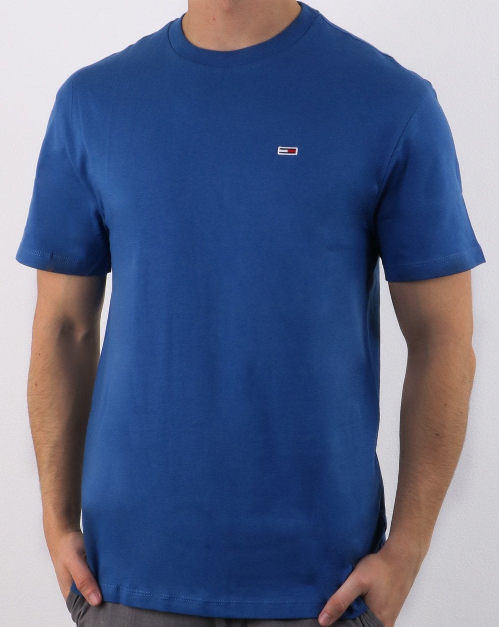 Tommy Hilfiger Klassisches T-Shirt Blau