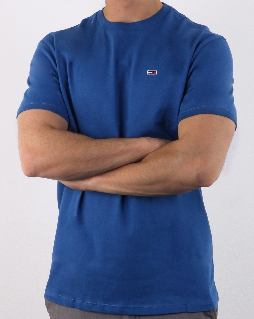 Tommy Hilfiger Klassisches T-Shirt Blau