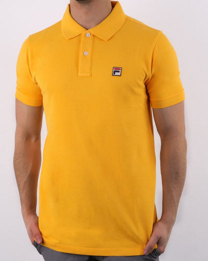 Fila Vintage Dante Poloshirt Gelbgold