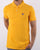 Fila Vintage Dante Polo Shirt Yellow Gold