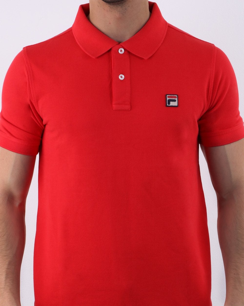 Fila Vintage Dante Poloshirt Rot