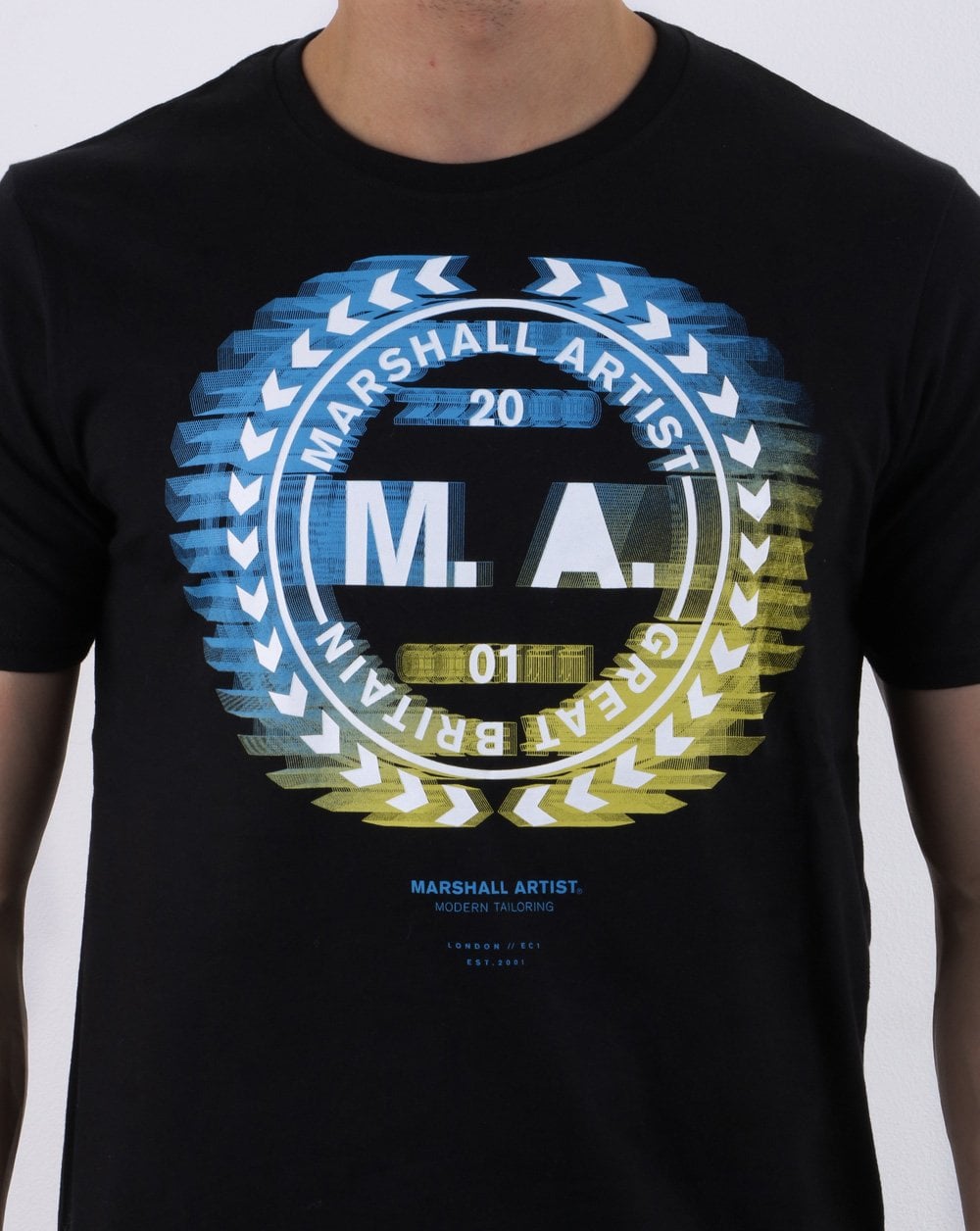 Marshall Artist Molecular Graphic T-shirt Black