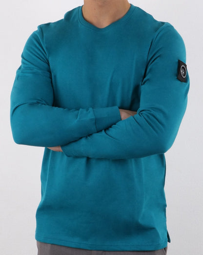 Marshall Artist – Siren – Langarm-T-Shirt in Blaugrün