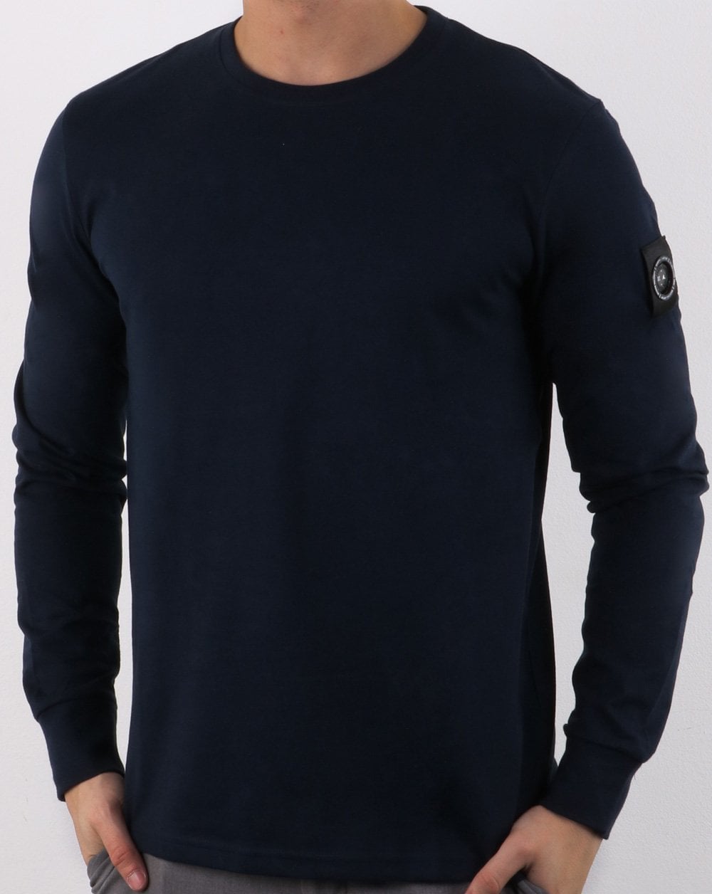 Marshall Artist Siren Langarm-T-Shirt Marineblau
