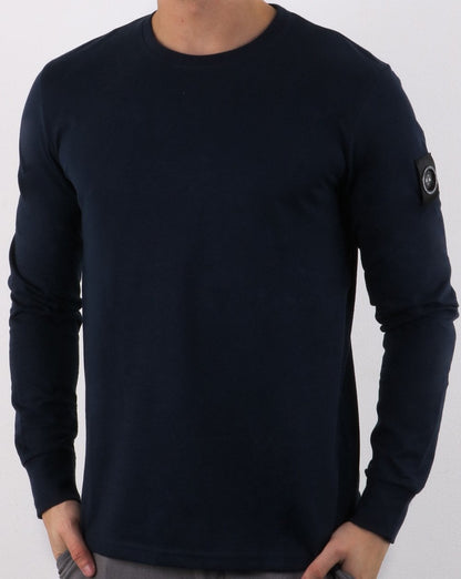 Marshall Artist Siren Langarm-T-Shirt Marineblau