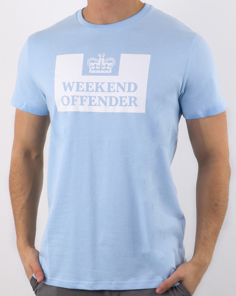 Weekend Offender Prison T-Shirt Himmelblau