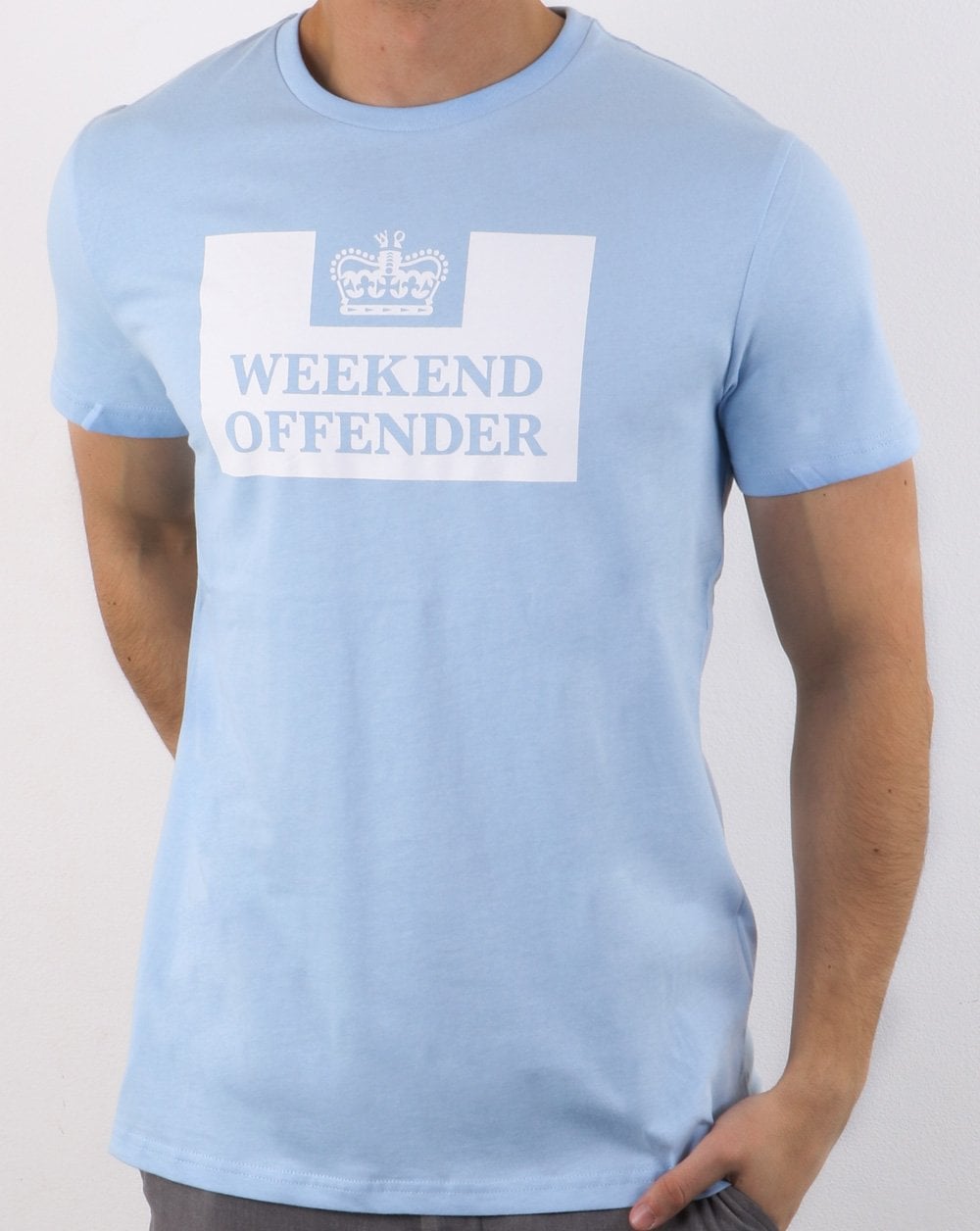 Weekend Offender Prison T-Shirt Himmelblau