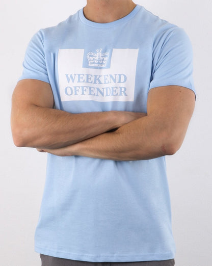 Weekend Offender Prison T-Shirt Himmelblau