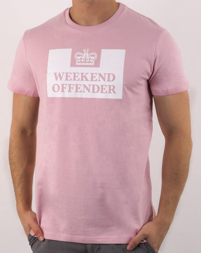 Weekend Offender Prison T-Shirt Rosa