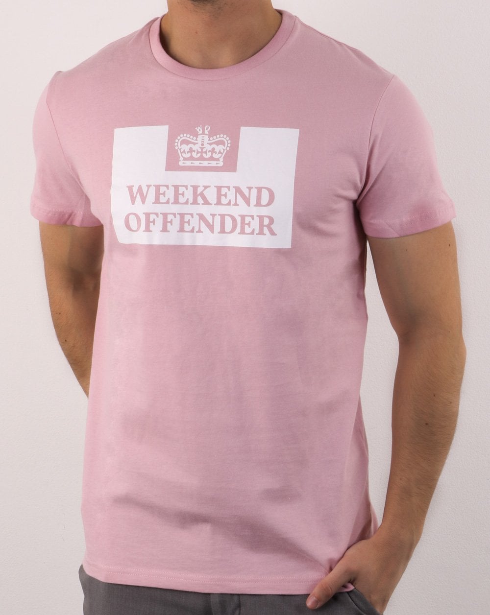 Weekend Offender Prison T-Shirt Rosa