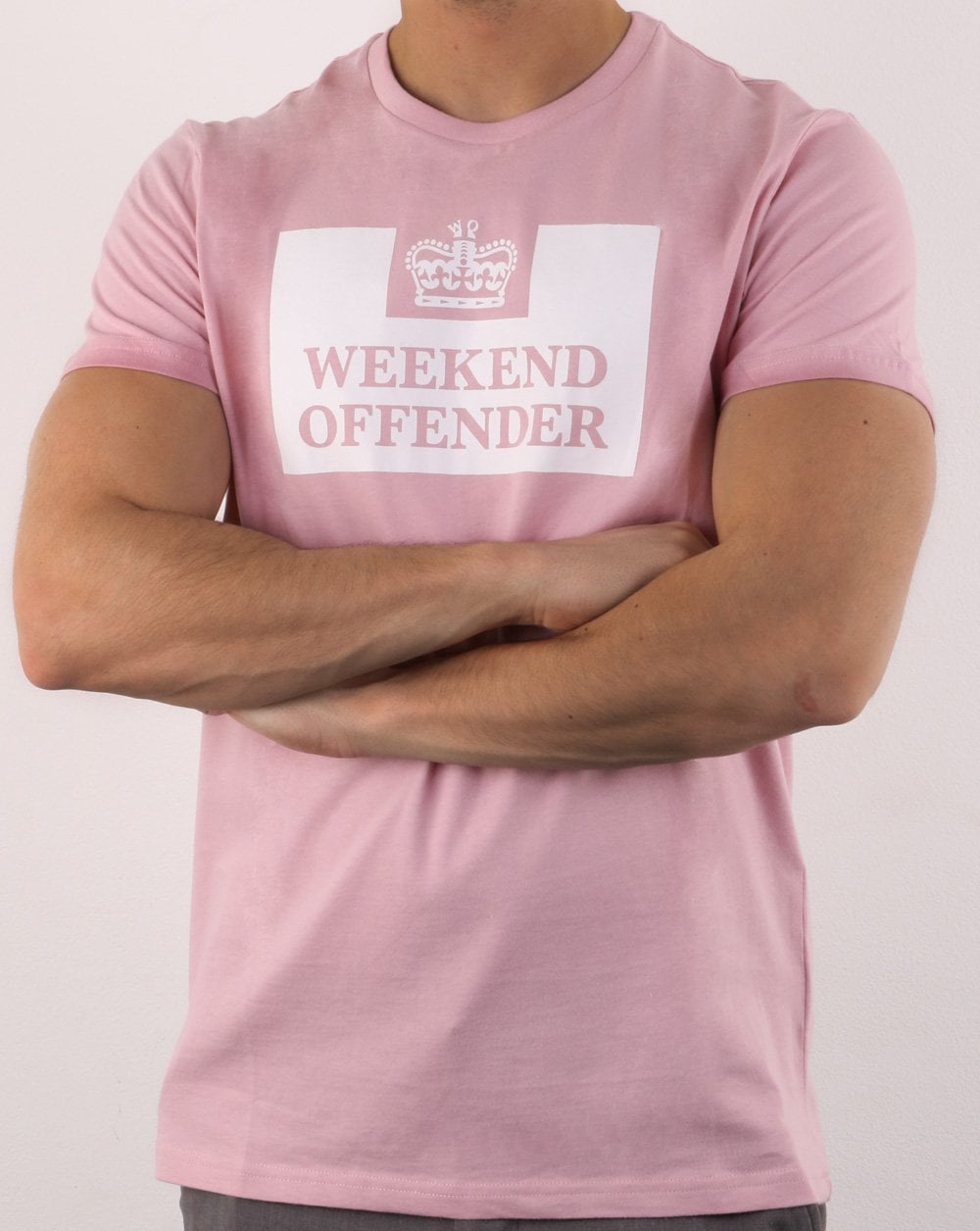 Weekend Offender Prison T-Shirt Rosa