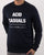 Weekend Offender Acid Casual Sweat Navy