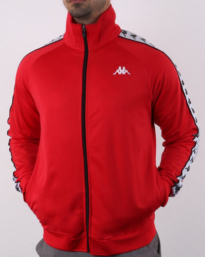 Kappa Anniston Banda Jacke Rot/Weiß