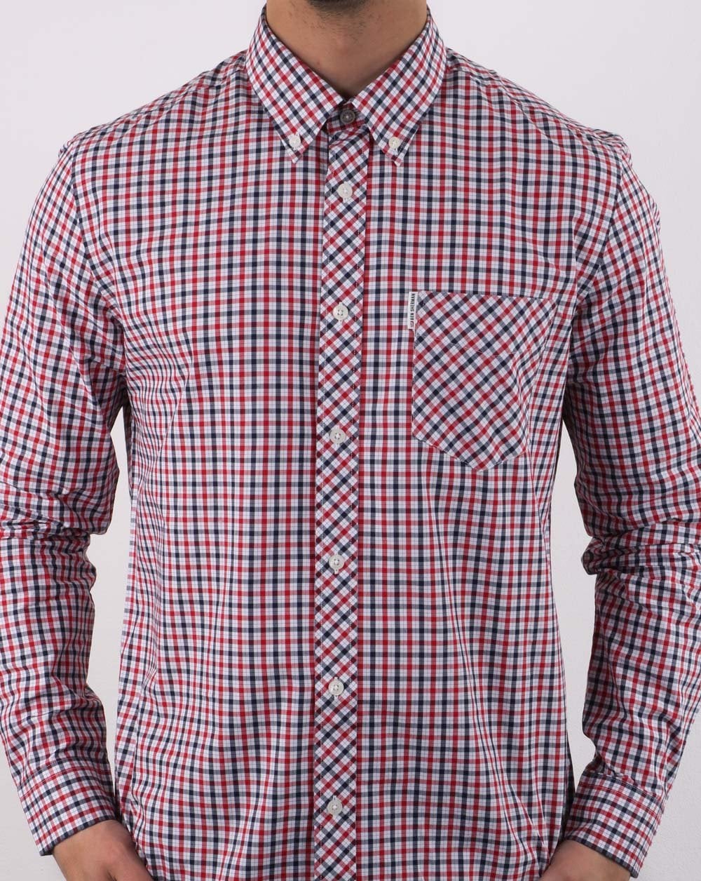 Ben Sherman House Check Shirt Navy Red