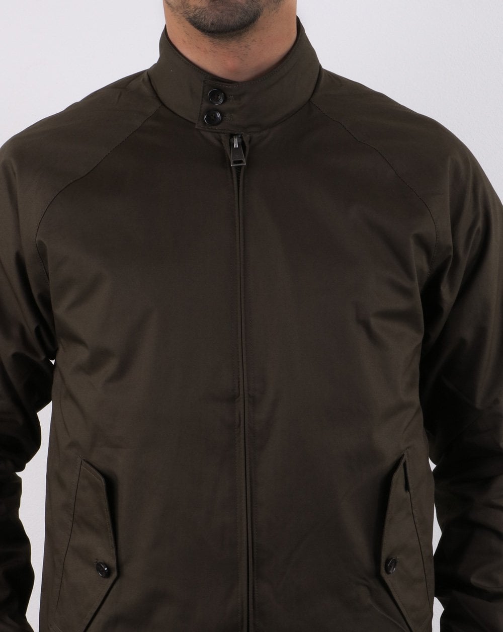 Ben Sherman Harrington Jacke Dunkelgrün