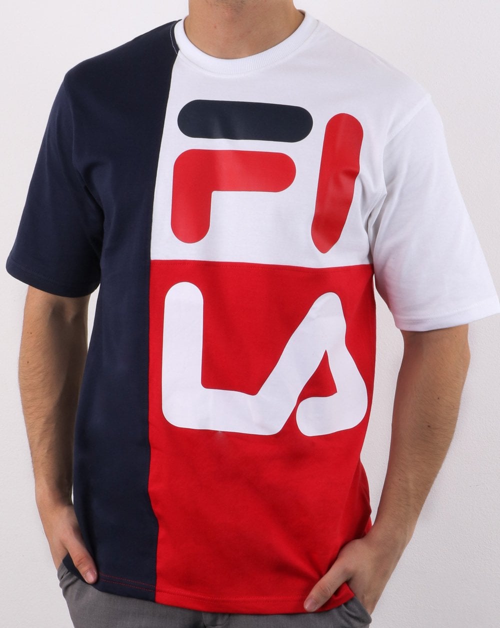 Fila Vintage Indo T-Shirt Marineblau