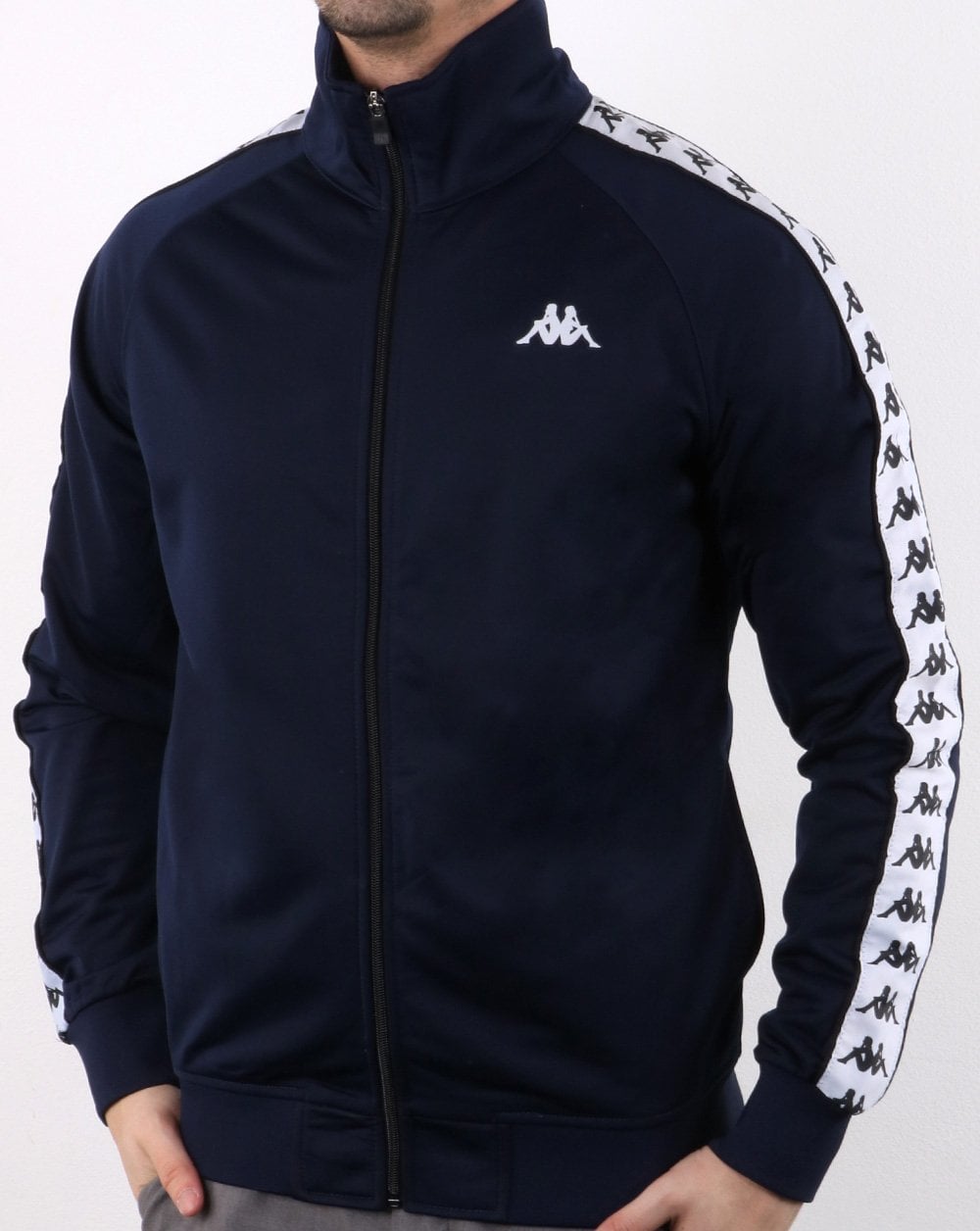 Kappa Anniston Banda Jacket Navy/White