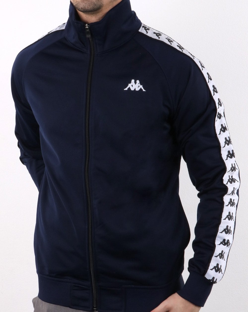 Kappa Anniston Banda Jacket Navy/White